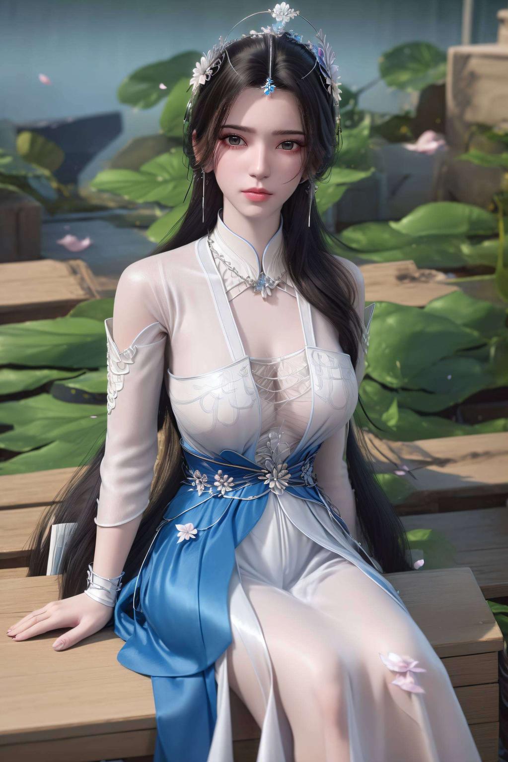 让李慕婉的每一个细节都栩栩如生以细腻手绘风格展现