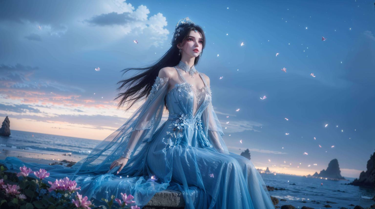 让你沉浸在这美妙的国漫世界动物元素与国漫美女的完美融合