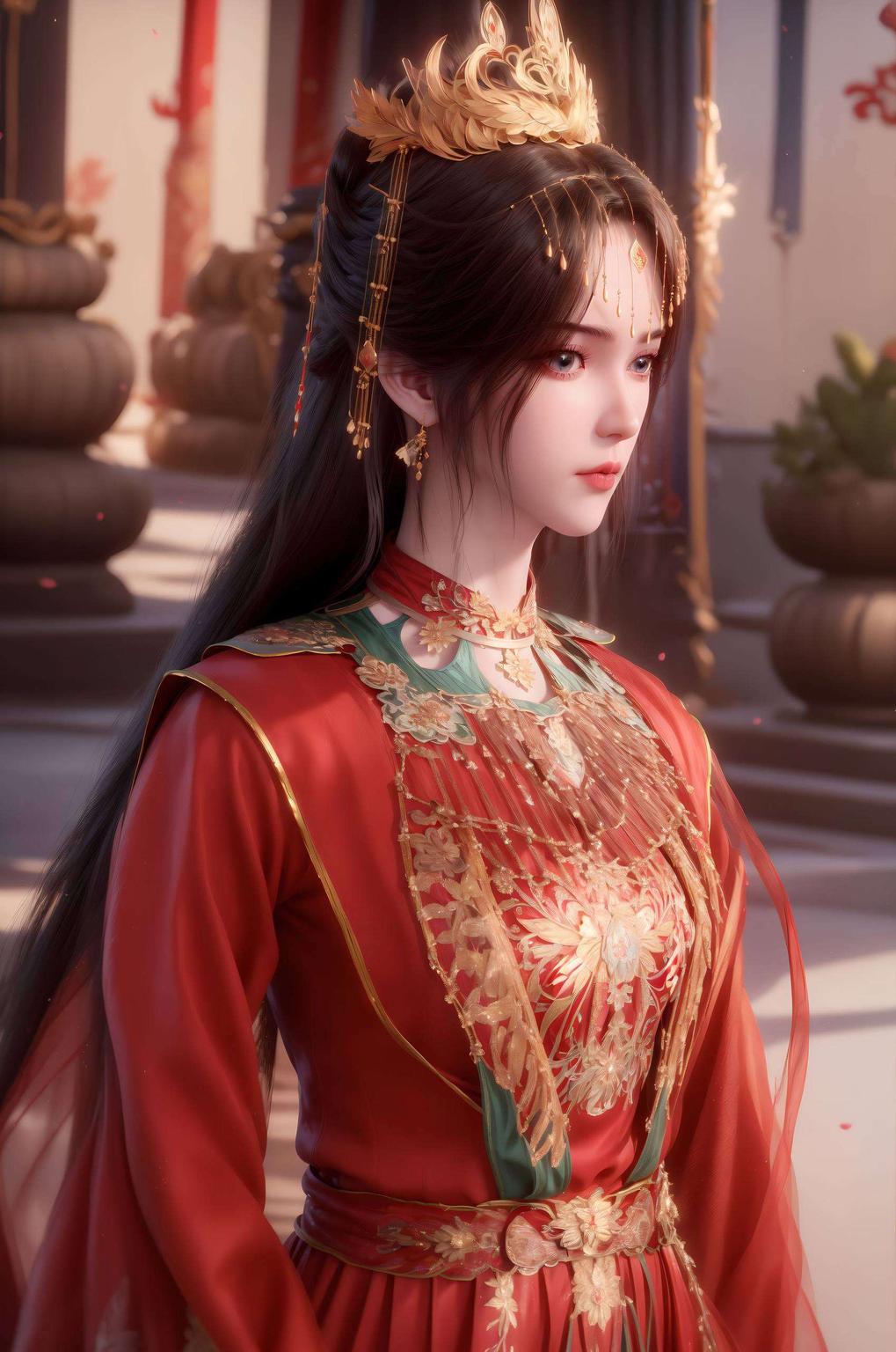 融入了李慕婉的灵动神态以格纹苹果艺术为主题