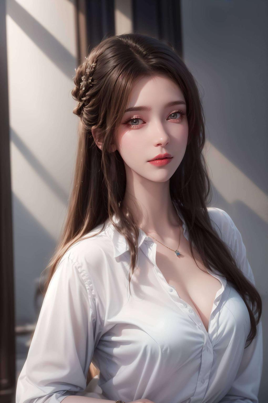这款AI国漫女神同人作品画质细腻
