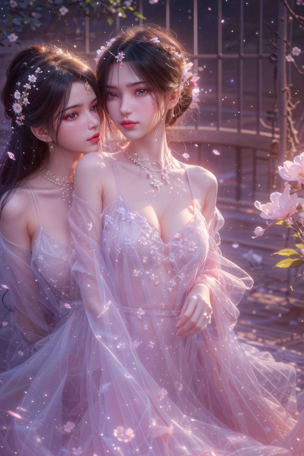 这款1080P的苹果国漫美女潮图壁纸每一帧都如诗如画