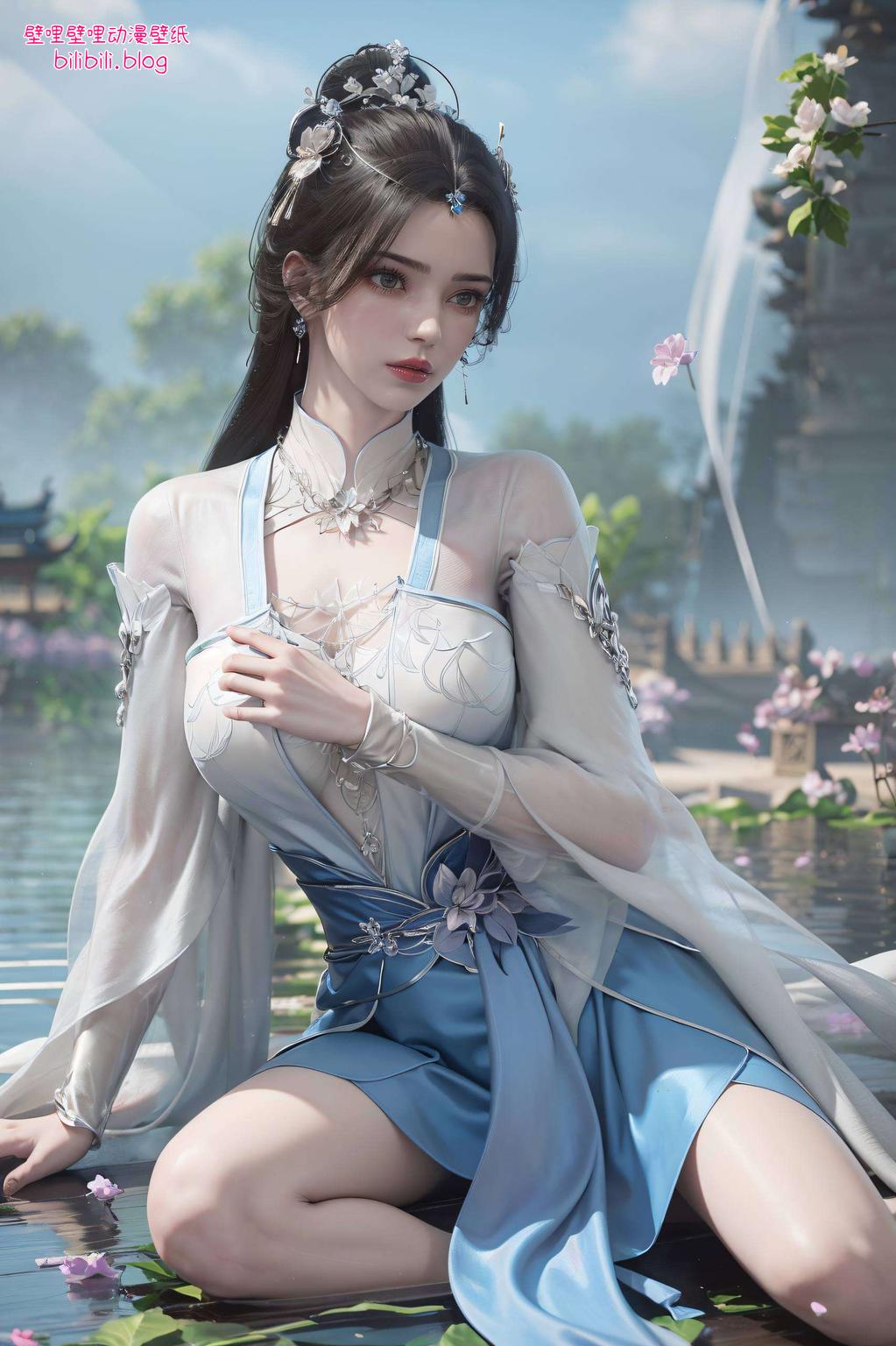 每一次滑动将她的娇美风华融入手机桌面