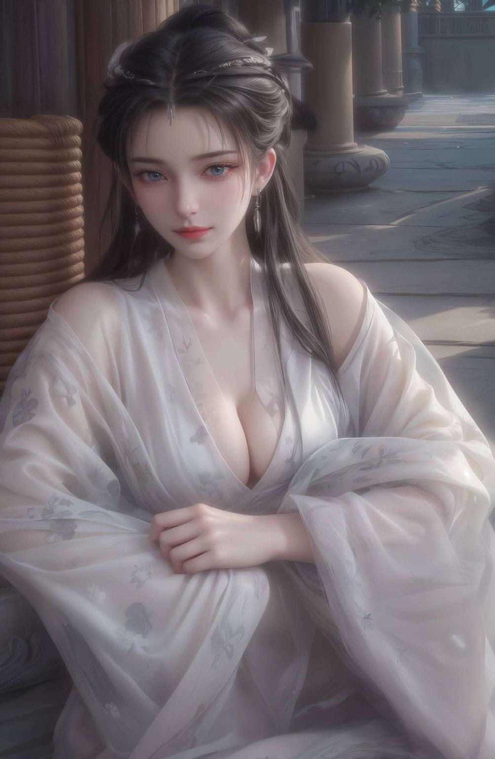 让她的表情生动而传神仿佛随时准备展翅飞翔