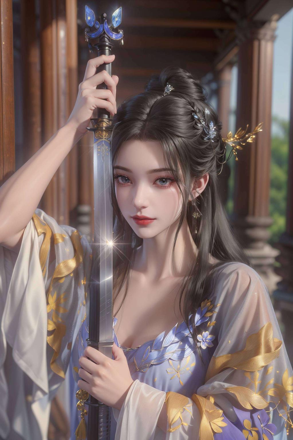 壁纸上的图案如梦似幻让空间瞬间焕发出无限的活力与艺术气息