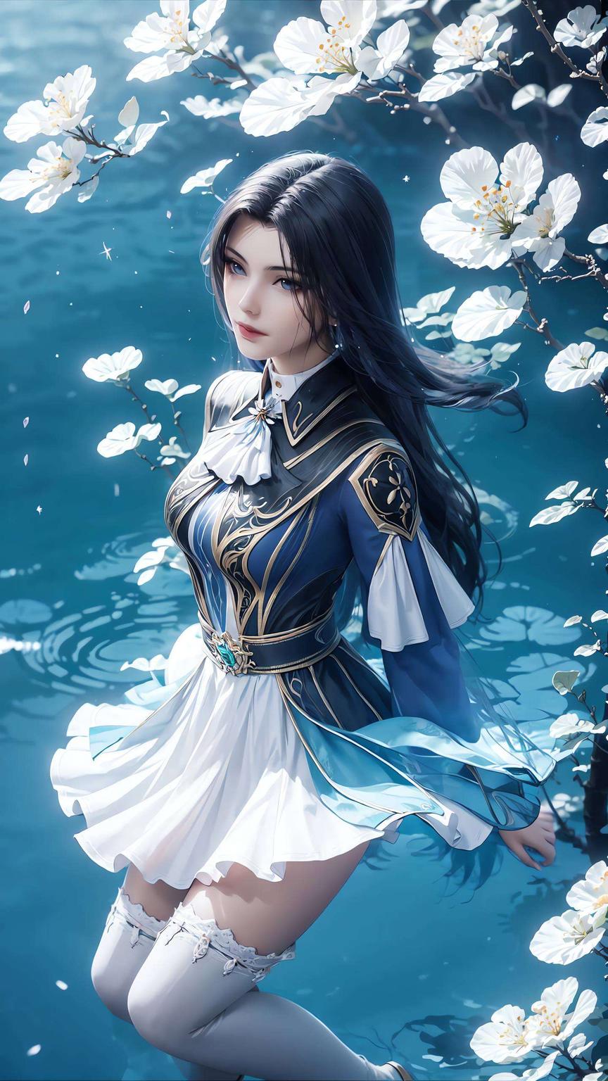 以国漫女神凌落宸的绝美形象为主题高清画质