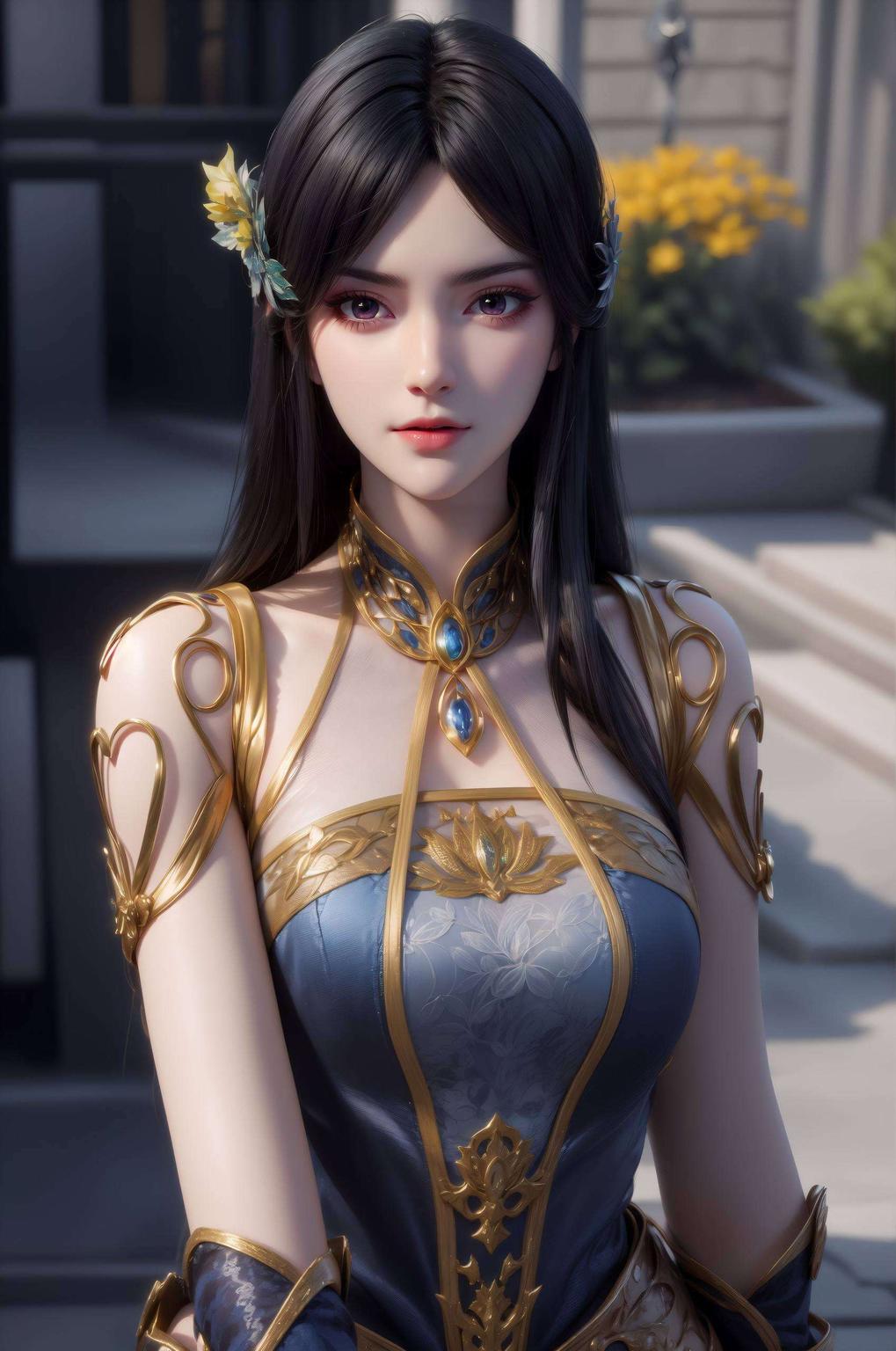 将她的倩影设置为手机壁纸仿佛置身于梦幻般的国风世界