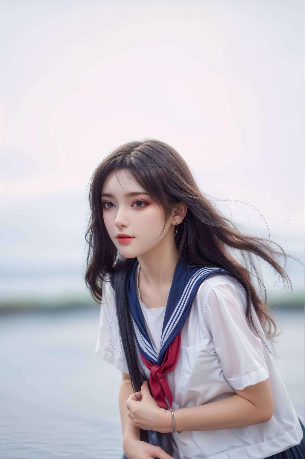 让她的甜美笑颜点亮你的电脑桌面高清细腻