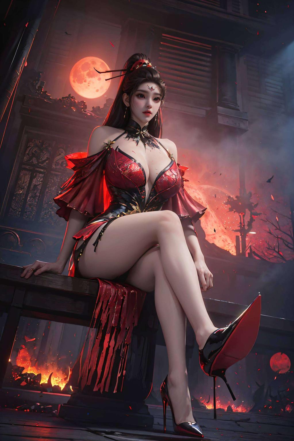 享受轻松愉悦的时光可爱的小七月
