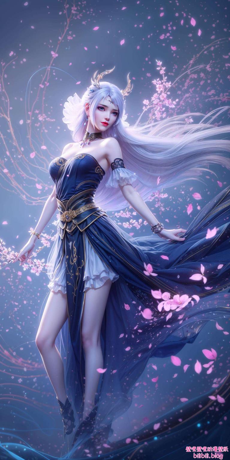遇见神秘女神洛璃戴上面纱的她在4K超清壁纸中