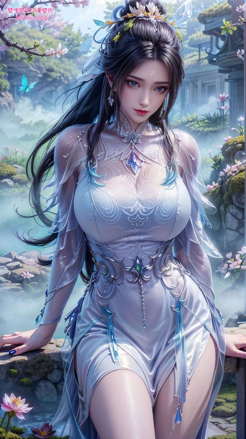 捕捉了她后期强大且优雅的形象彰显出她不屈的意志与仙侠之美