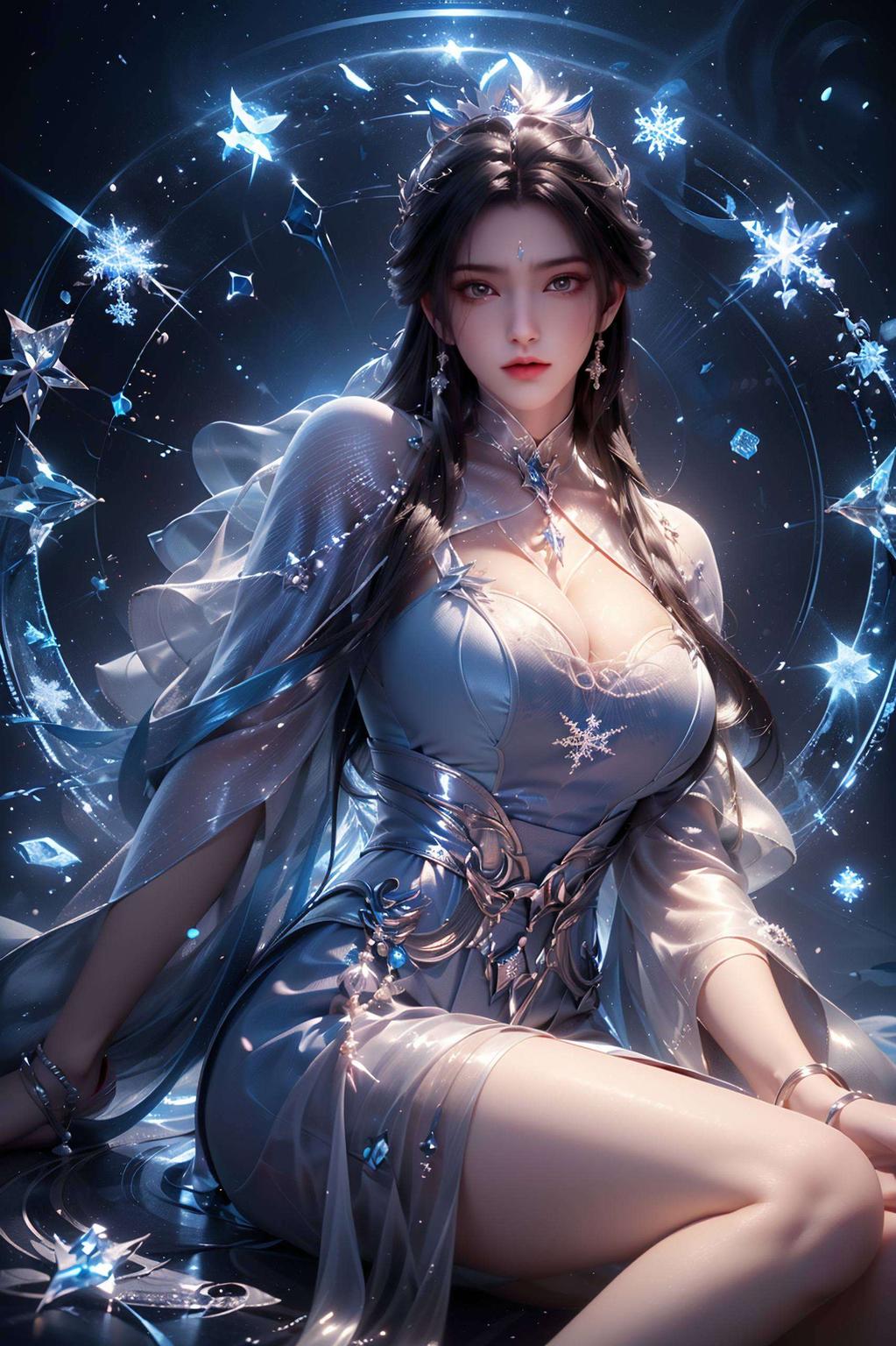 高清细腻的画面这款山海观雾陆雪琪壁纸