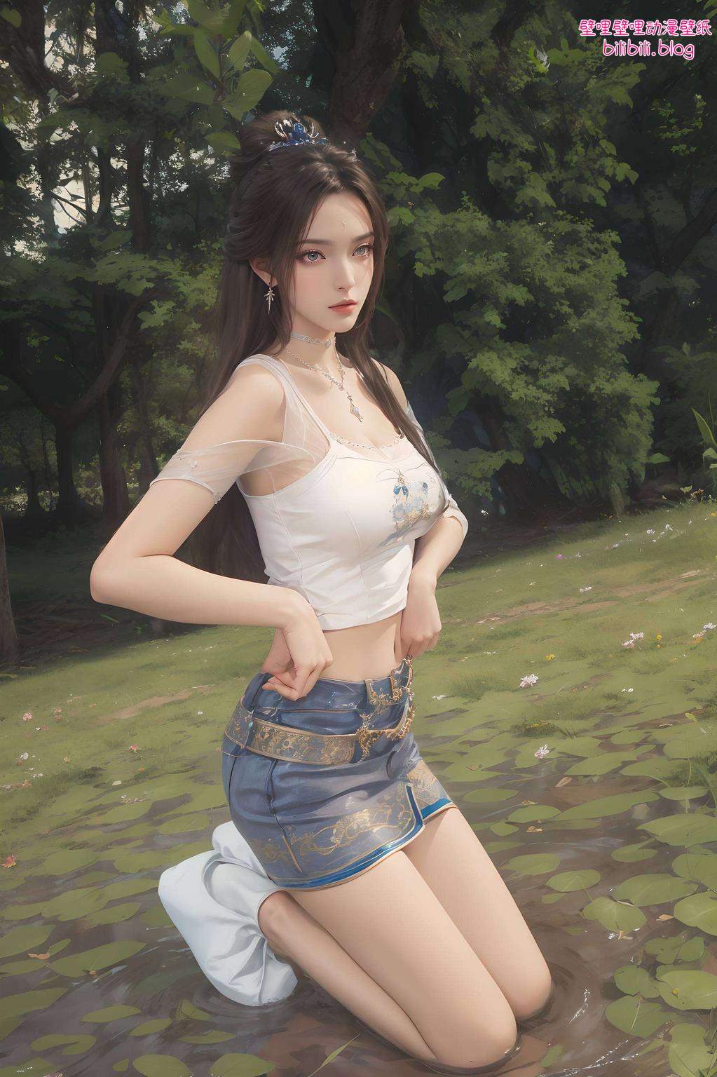 细腻的笔触描绘出他们深情的眼神与飘逸的衣袂在这幅超高清4K国漫壁纸中