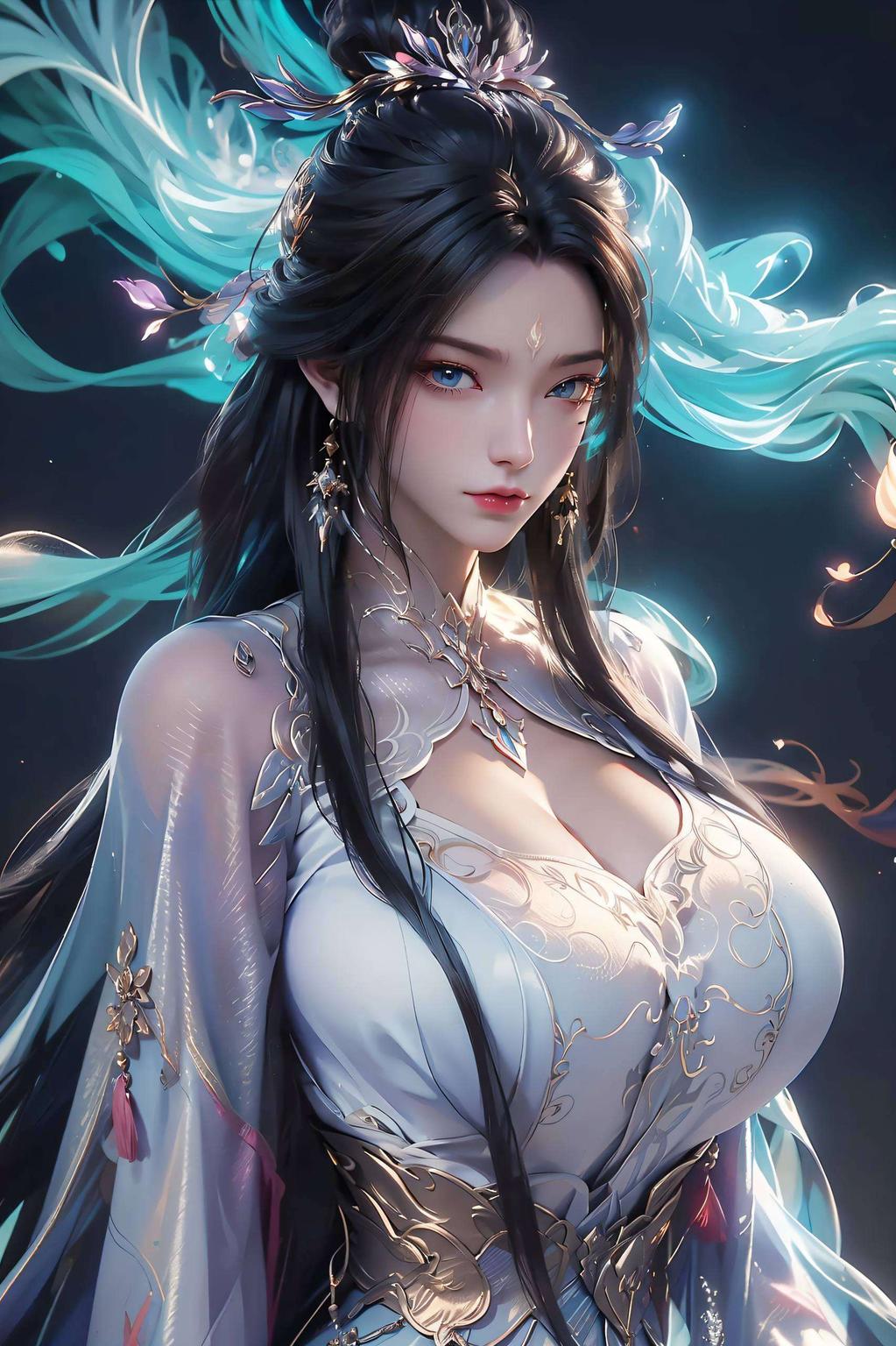 探索国漫之美静态国漫女主AI极简风