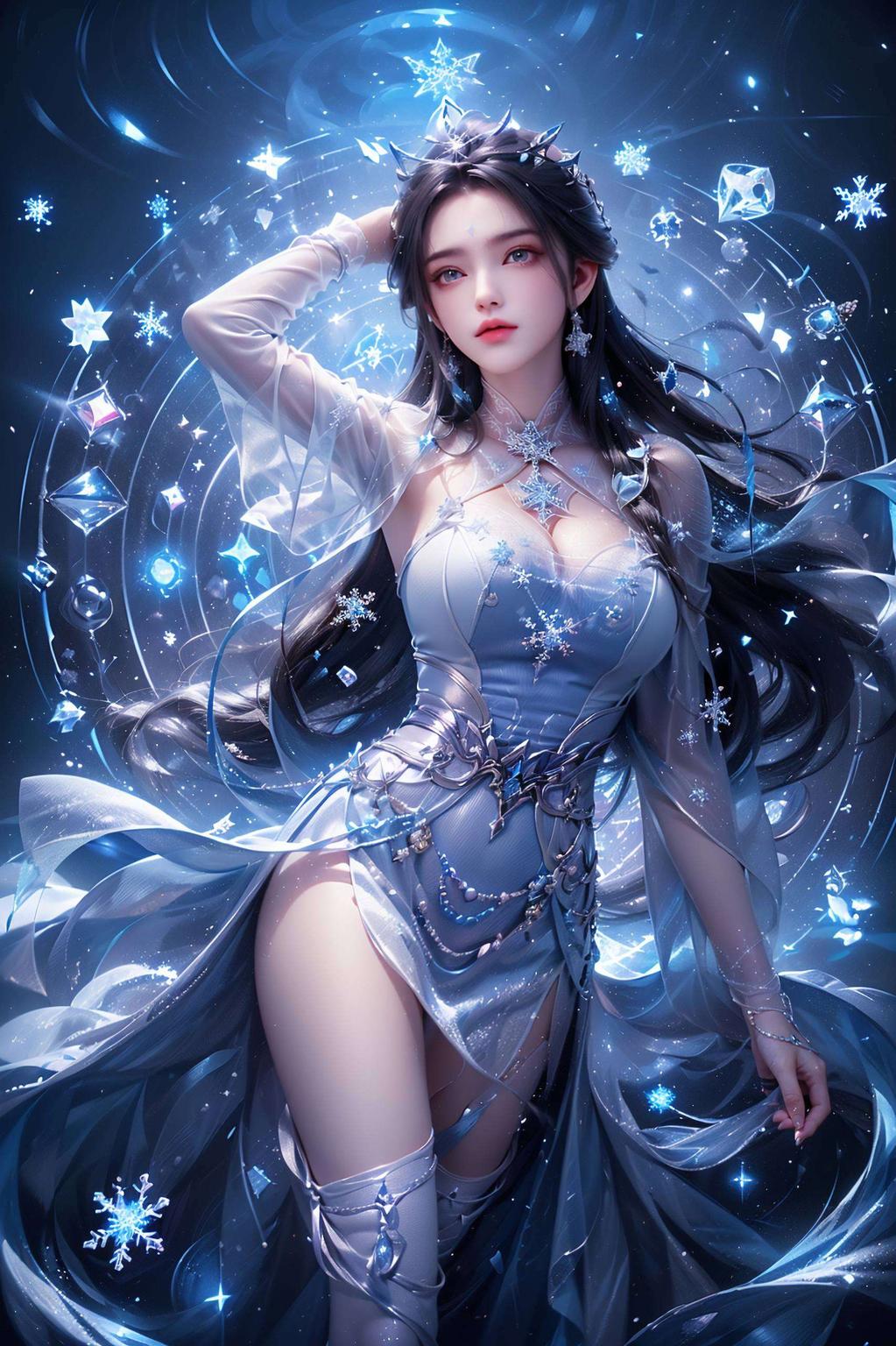 凸显国漫美女的独特魅力1920x1080分辨率