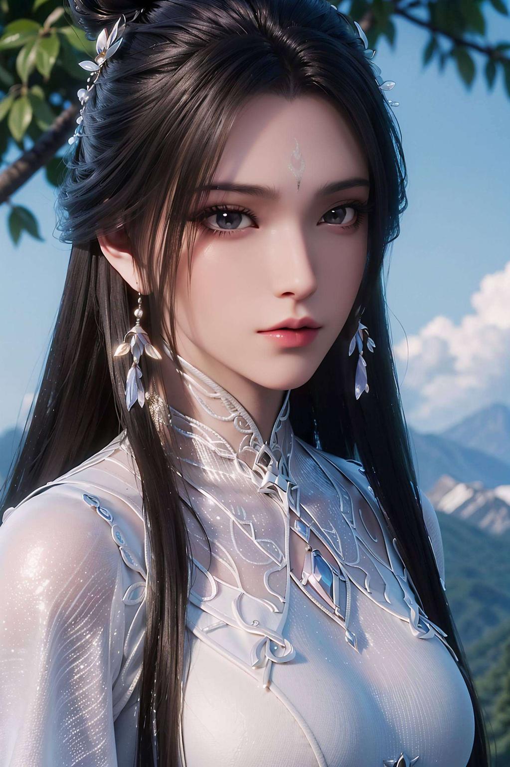 陆雪琪高清壁纸电脑古香古色的国漫风与win10壁纸的对比强烈