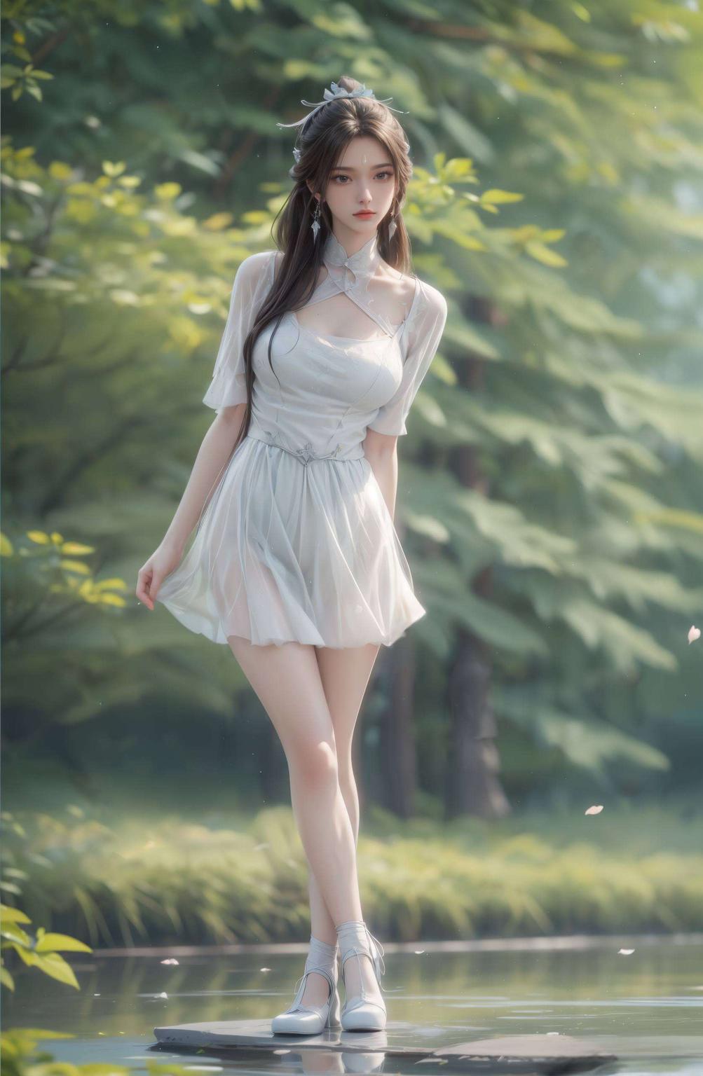 让手机壁纸瞬间焕发唯美光彩以国漫美女陆雪琪的漫画动态形象为主题