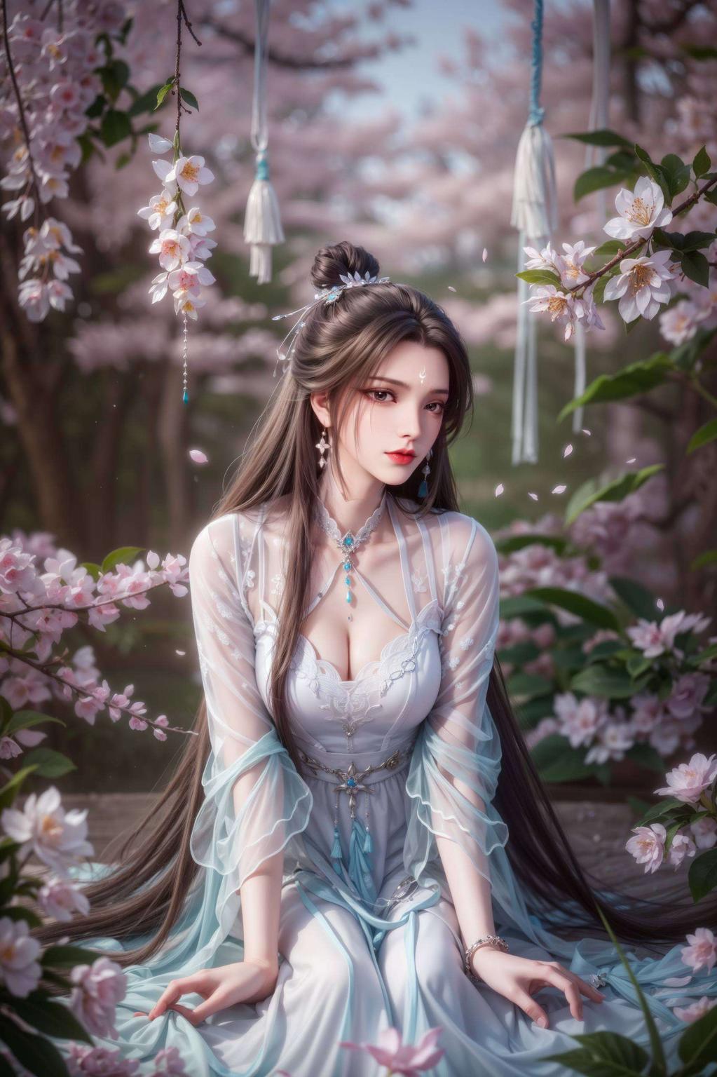 高清细腻的画面捕捉了陆雪琪的灵动神韵这款4K分辨率下的陆雪琪AI壁纸