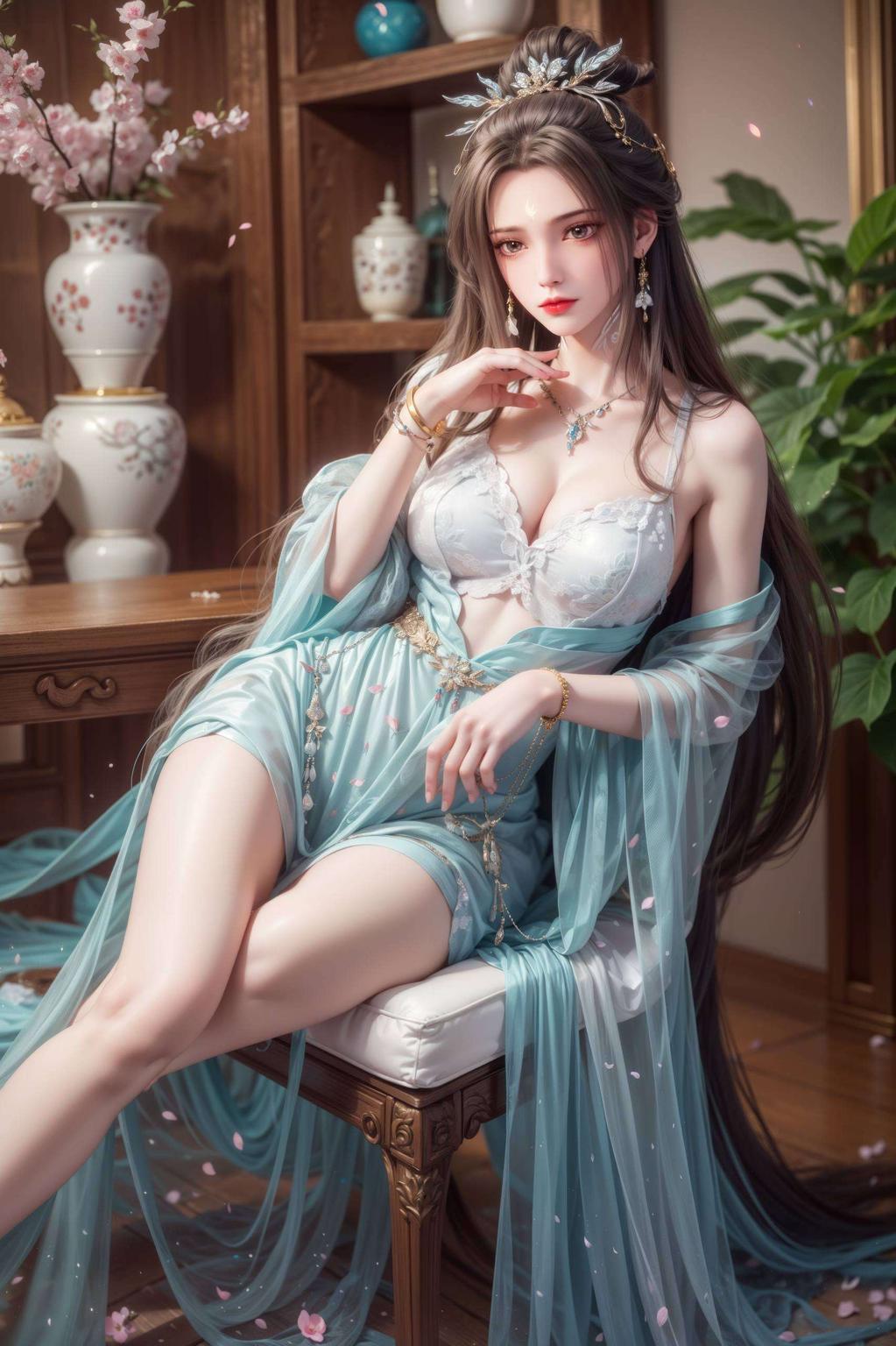 为你的手机增添一份别样的风情这款以国漫女神陆雪琪为主题的4K超清壁纸