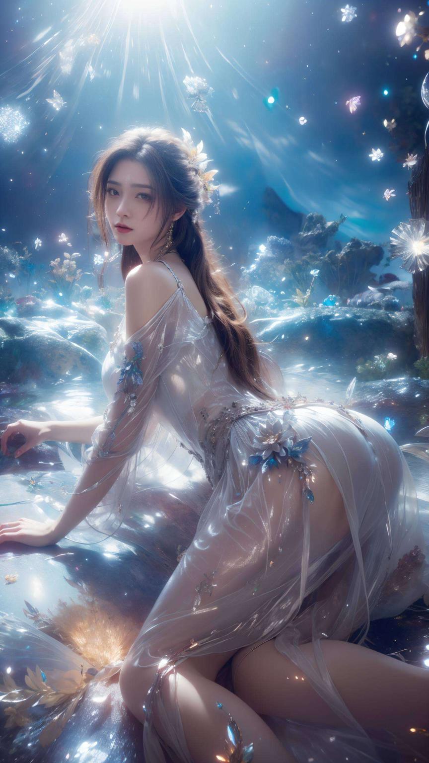 细腻笔触勾勒出她的灵动风姿4K高清壁纸里的绝美佳人