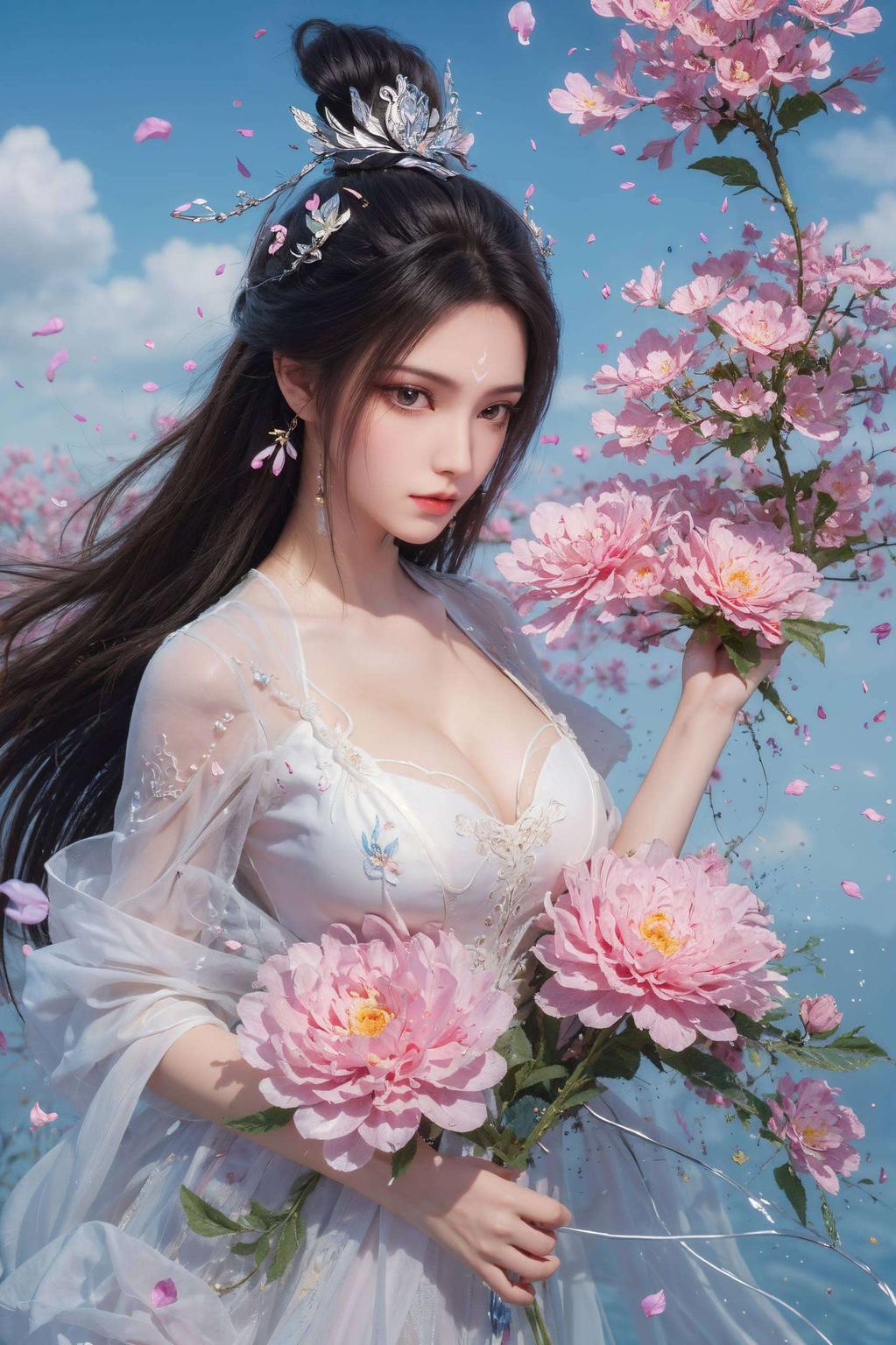 化作一抹清雅壁纸细腻笔触描绘