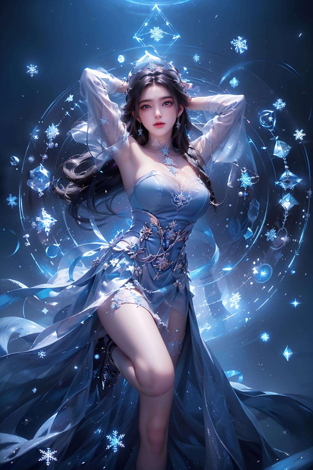 仿佛置身于诛仙的世界中这款女生壁纸纹理iPhone桌面