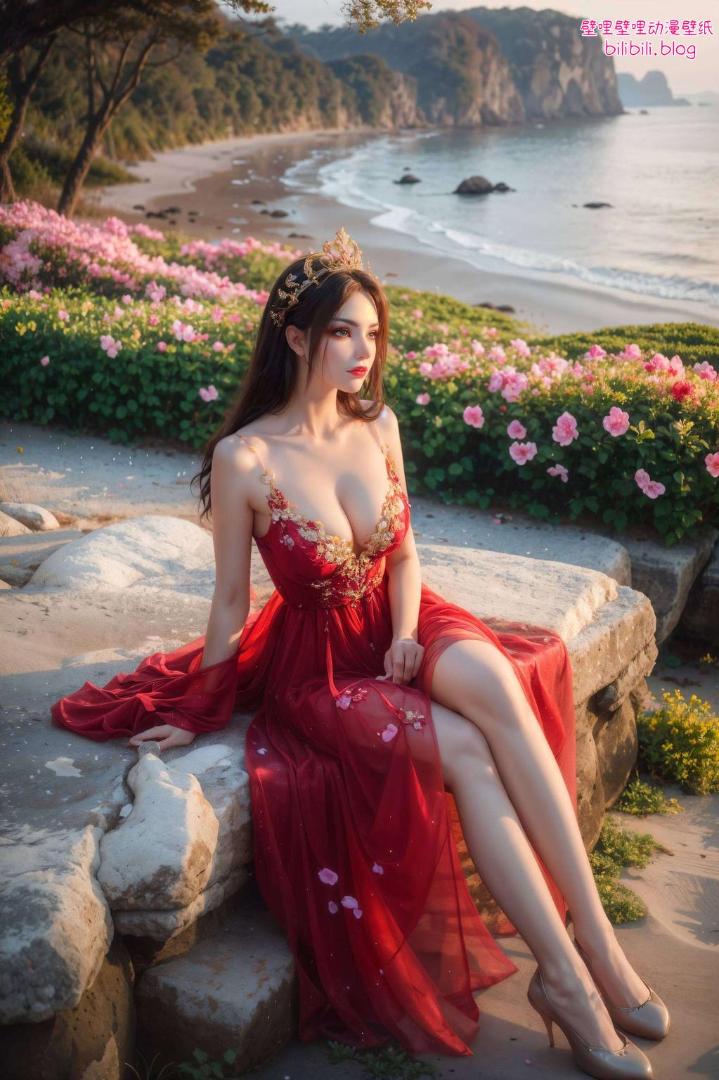 这款斗破苍穹美杜莎人形壁纸独特的像素艺术风格