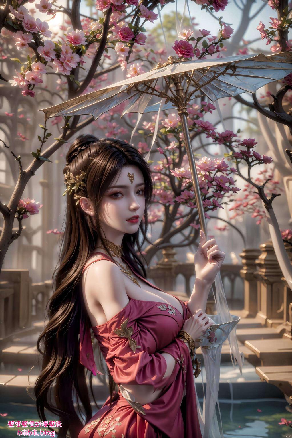 被我们的AI绘画技术完美捕捉她那曼妙的身姿