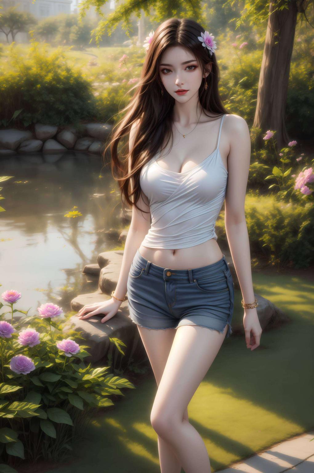 搭配简洁的背景完美融合电脑桌面与艺术美学