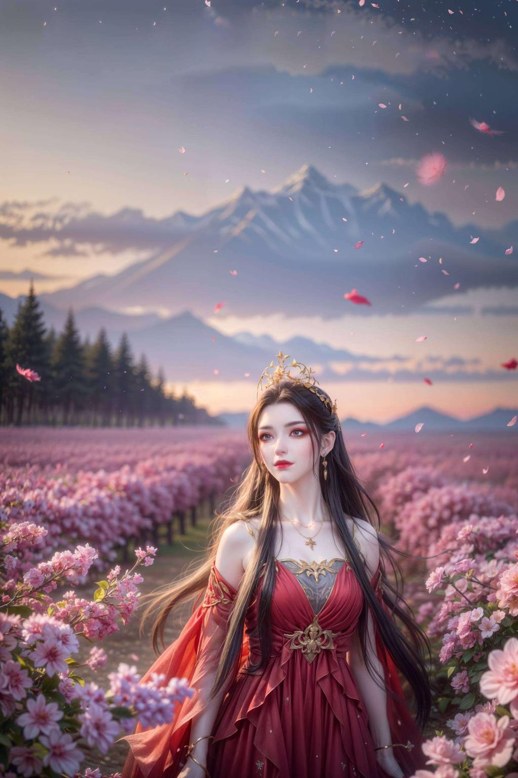 将斗破苍穹中的CG美杜莎完美融入这款女生壁纸拼贴