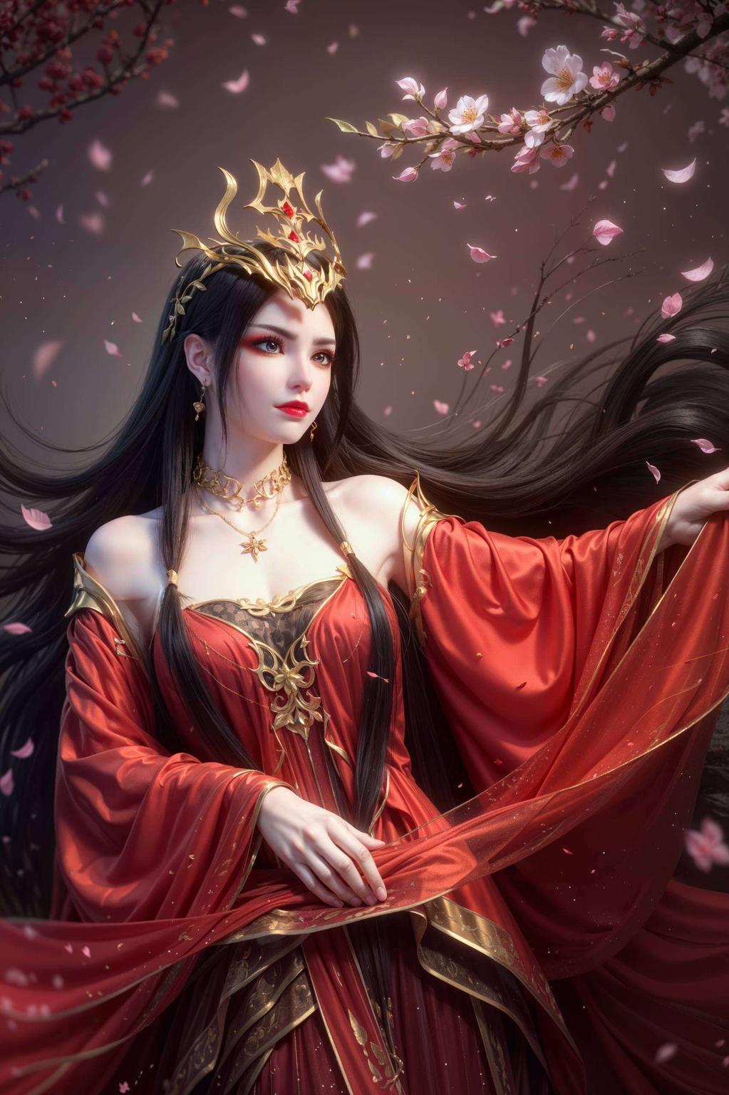 跃然于2k高清国漫壁纸之上斗破苍穹中的彩鳞女神