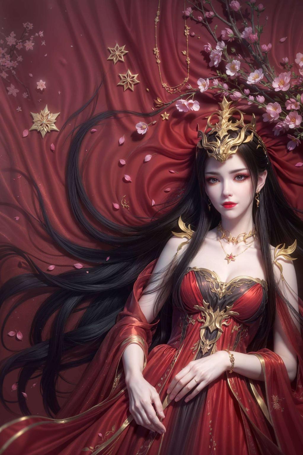 这款美女动漫壁纸为你的电脑桌面增添一抹奇幻色彩