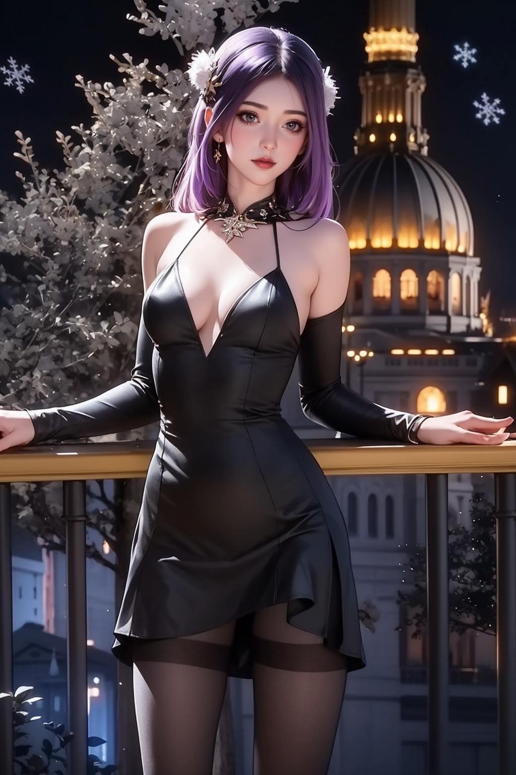 让人陷入梦幻般的宁静与美好完美世界的魔女身着精致睡衣
