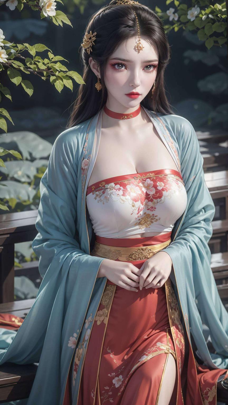 碧波荡漾间墨云在天际缓缓流淌