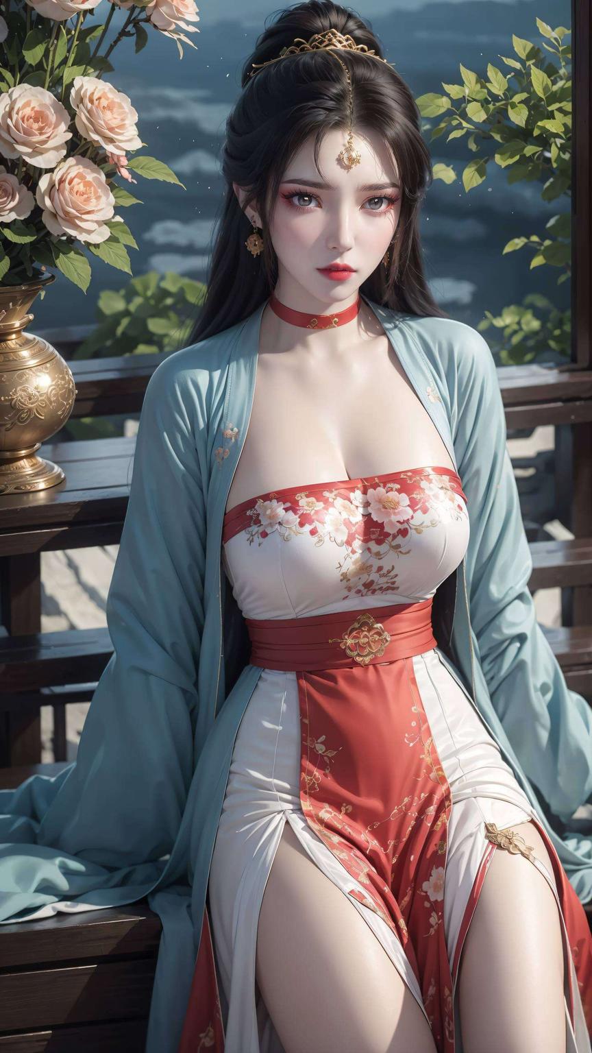墨云最高境界国漫美女的魅力尽显！这款完美高清纹理手机壁纸