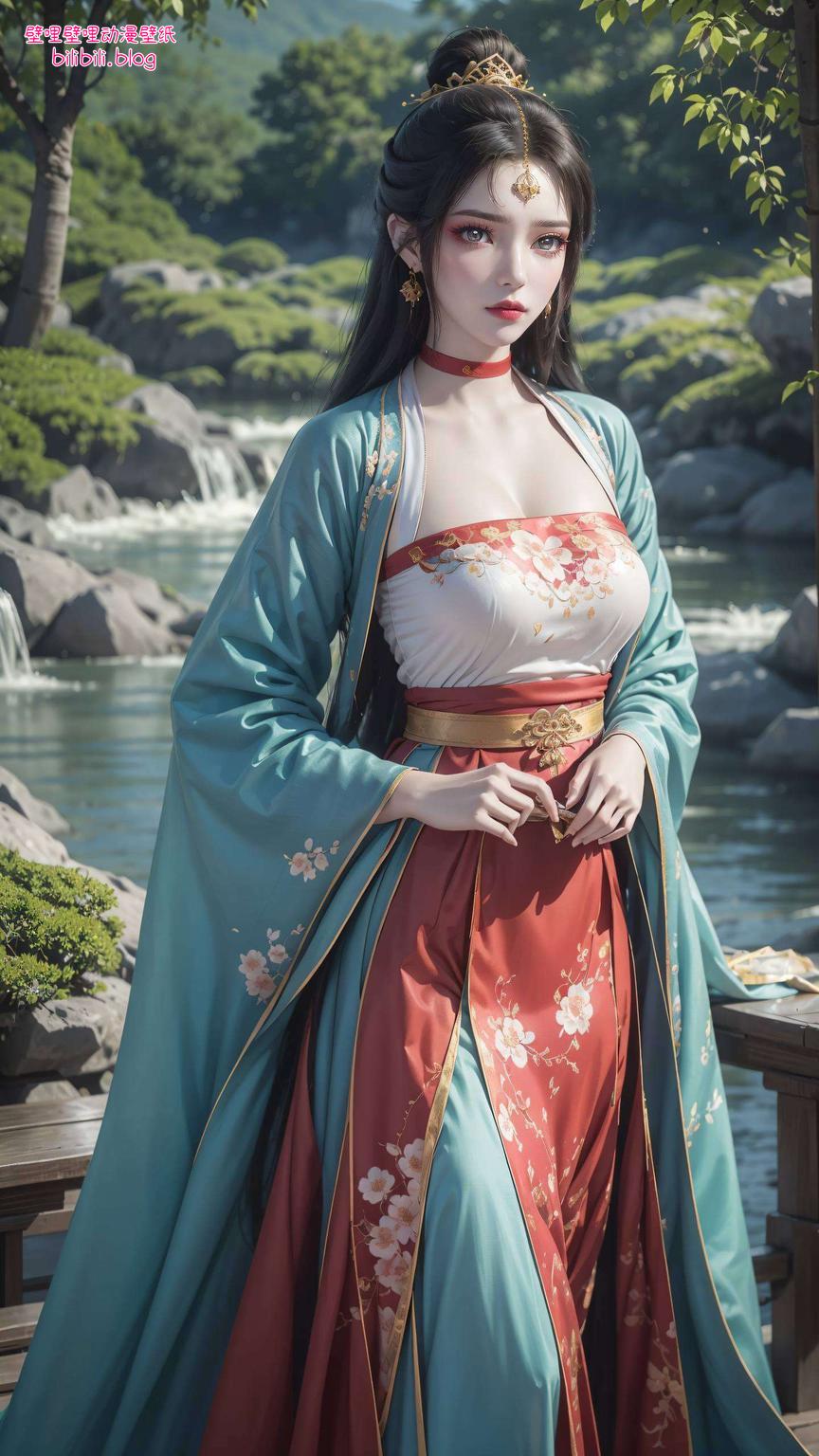 这款AI国漫女生同人AIIPad国漫女神壁纸轻松装点你的平板