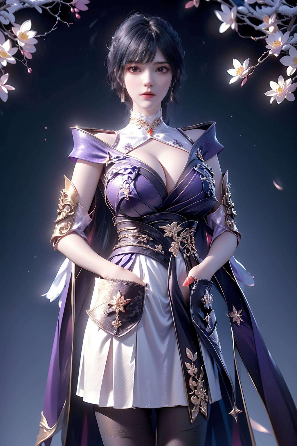 国漫美女莫雨鑫以1080p高清壁纸的形式为你打造专属的百炼成神视觉盛宴