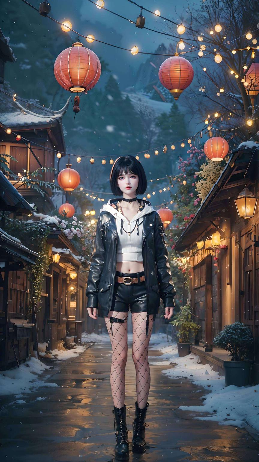 清新可爱的风格国漫女神的灵动风采