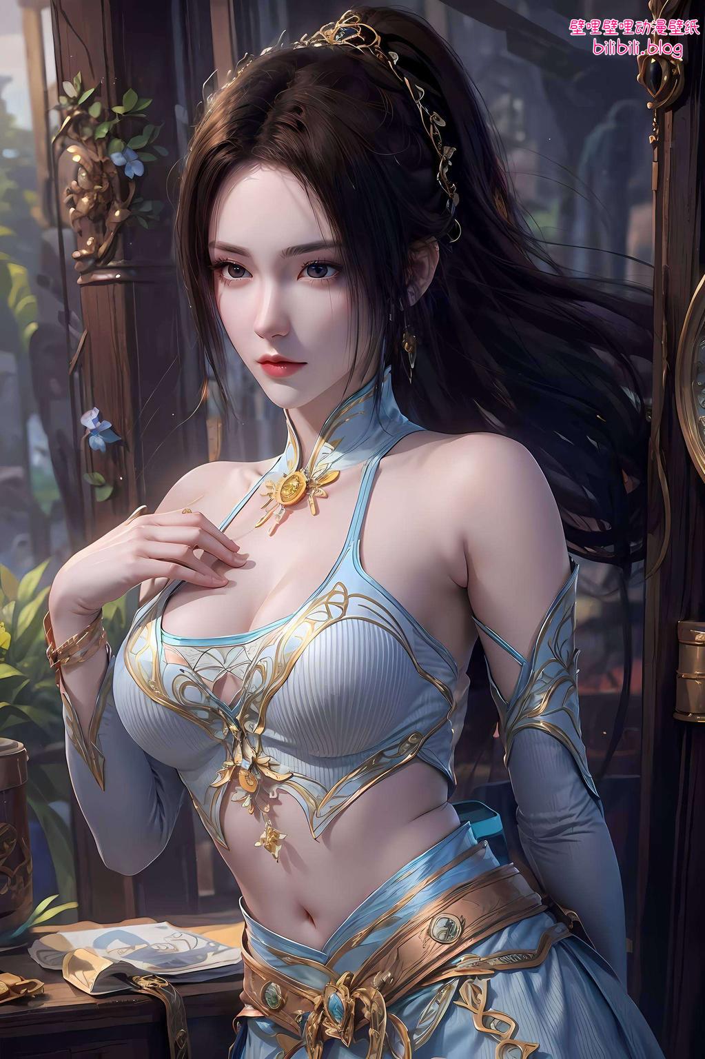 每一张都是细腻至极国漫中的绝世美女