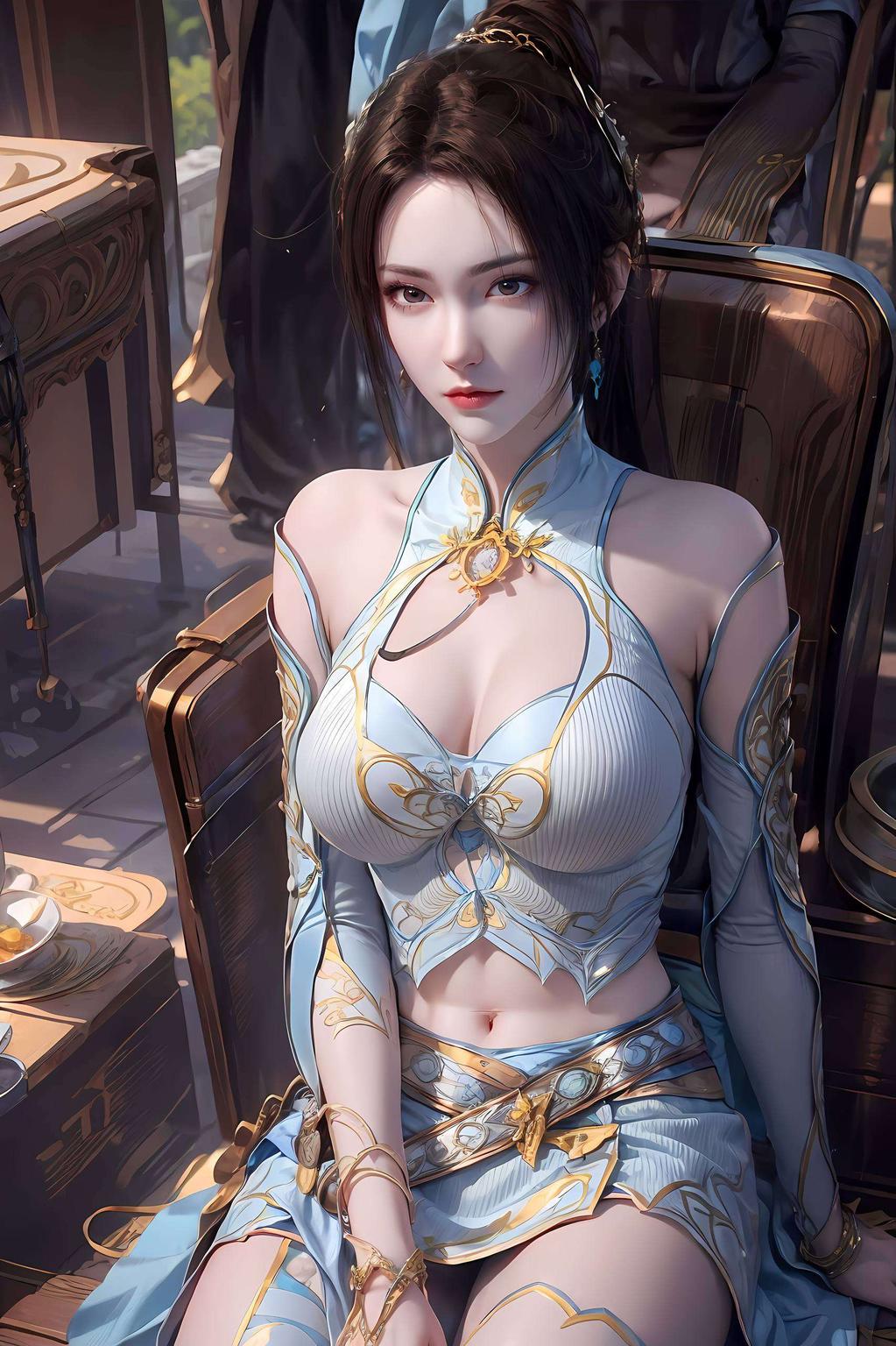 纳兰嫣然尽显古典与现代的交融之美