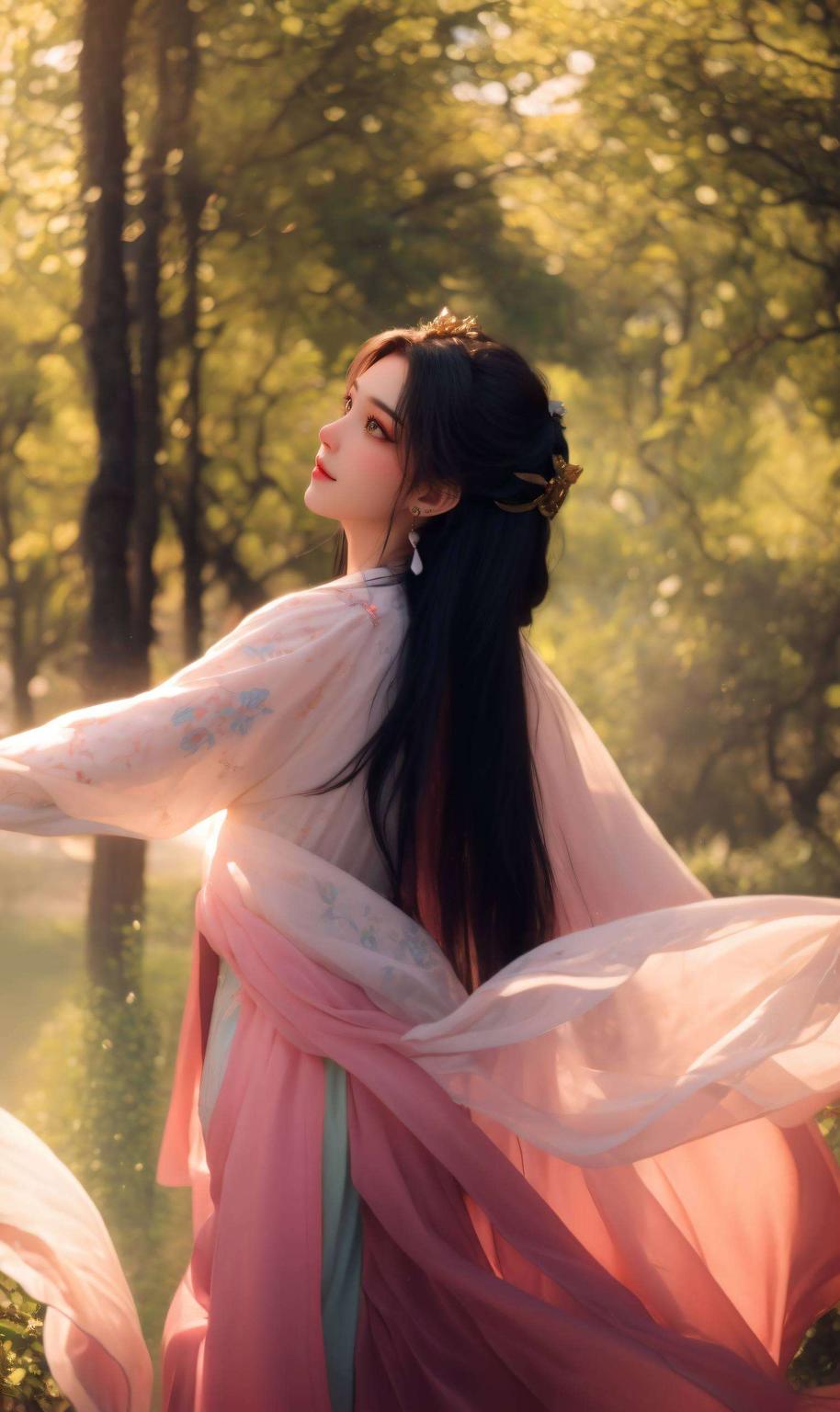 这款AI国漫女神超清晰的Win10壁纸她那绝美的容颜仿佛从国漫世界穿越而来