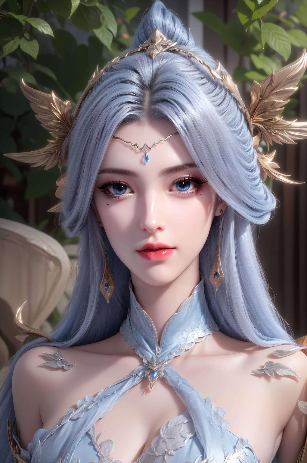 她那如露水般清澈的眼眸也是对宁静生活的向往