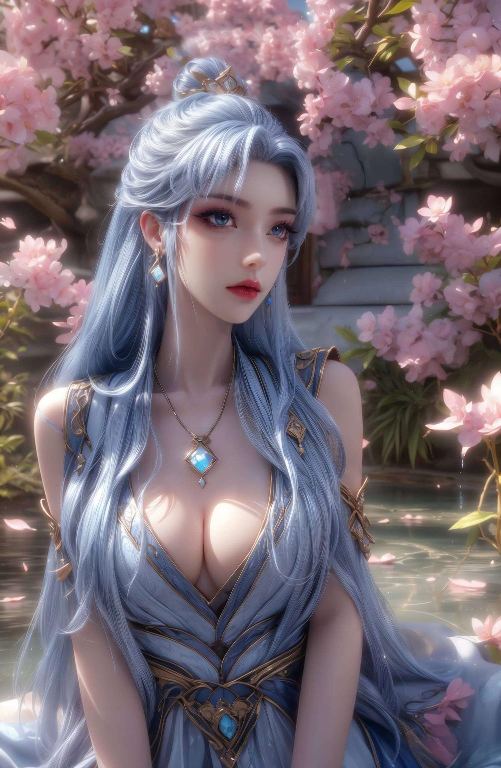 细腻的笔触、鲜明的色彩将这位国漫女神的母爱之情表现得淋漓尽致