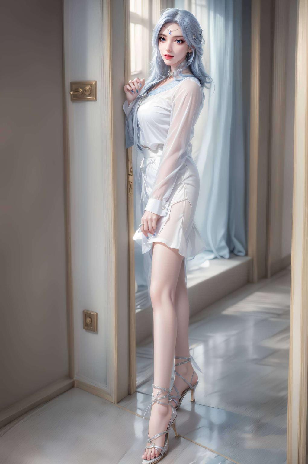 穿梭于国漫世界的灵魂画师清新色调彰显她的柔美气质