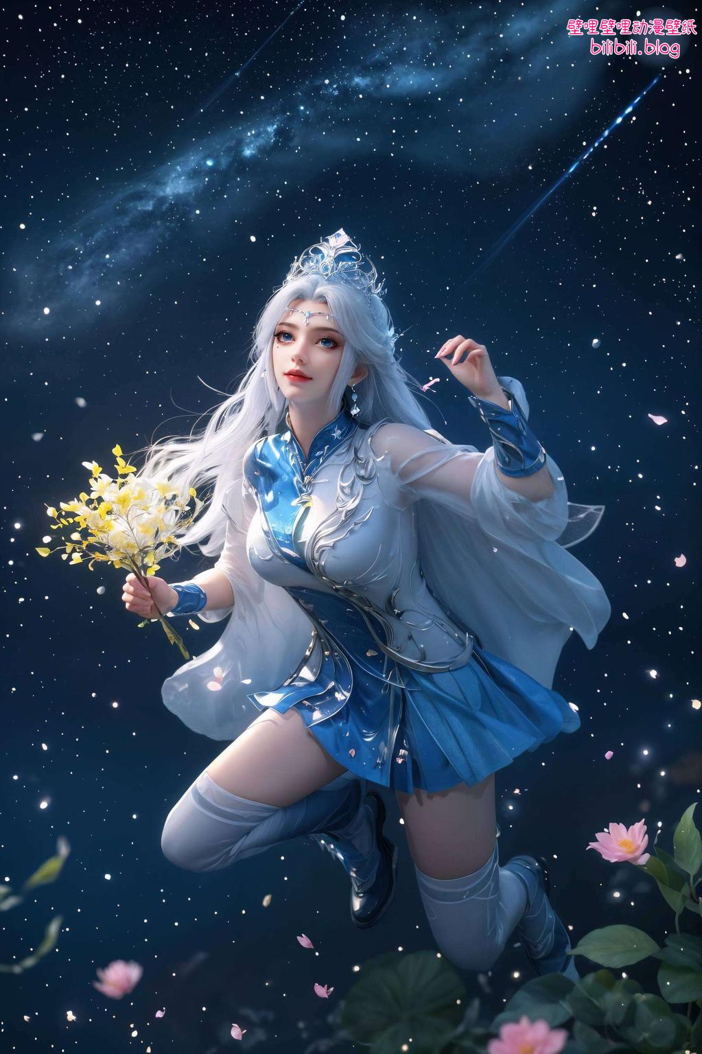 每一朵花瓣都如她的笑颜般绽放高清国漫之美尽收眼底