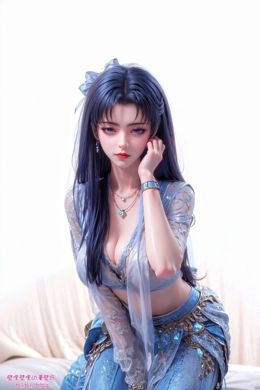 高清画质将梦幻国漫美女的魅力展现得淋漓尽致
