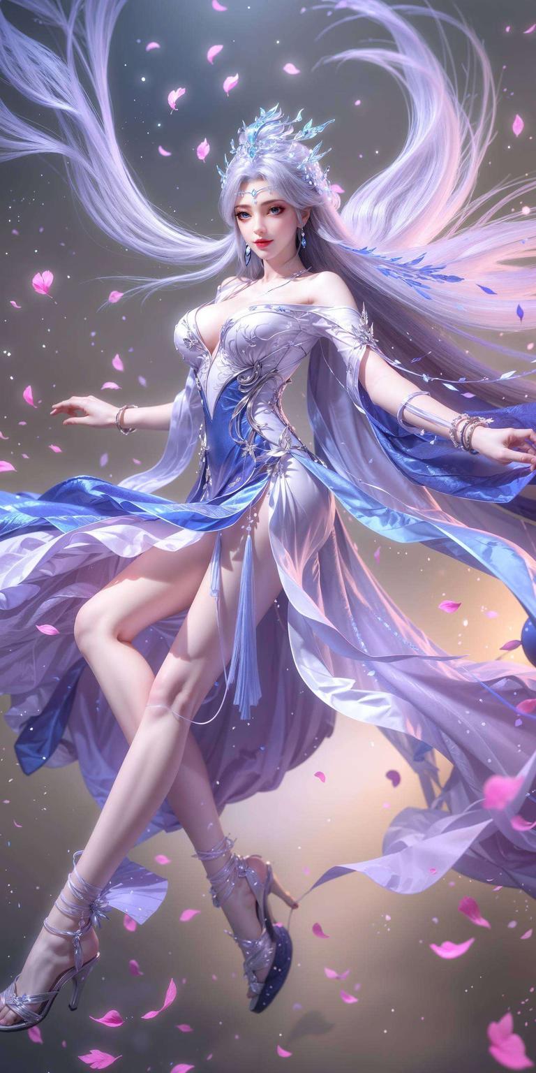 如今在国漫世界中绽放异彩！这款AI国漫美女艺术壁纸宁雨蝶