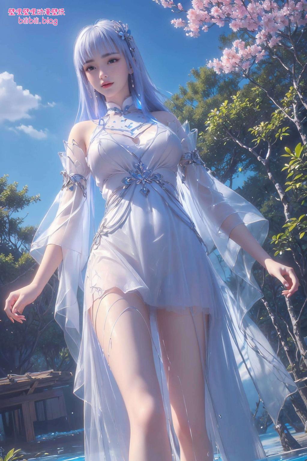 壁纸上宁雨蝶翩翩起舞