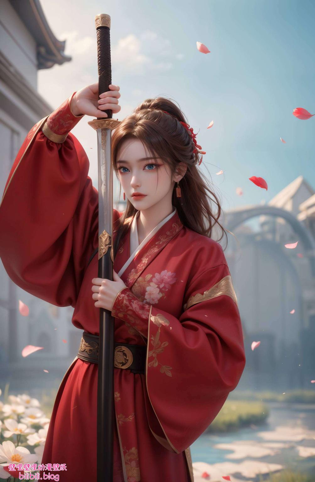 点亮你的手机桌面这款国漫女主元龙蔷薇的AI高清表情壁纸