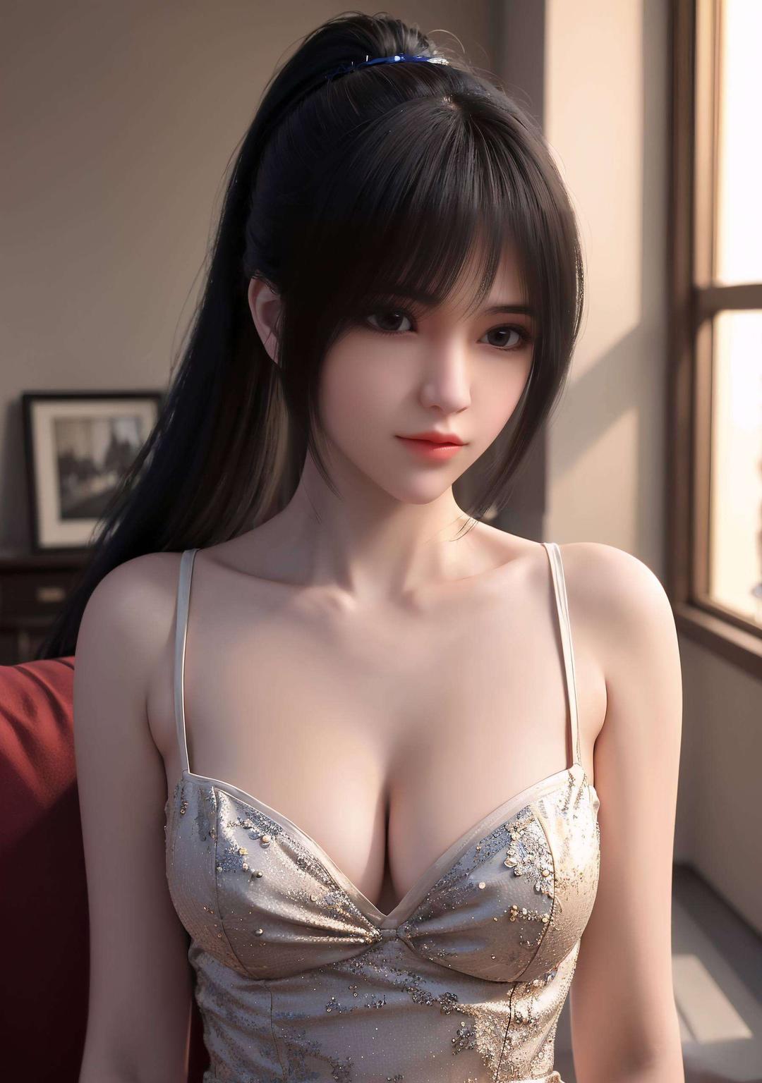 将她的灵动可爱完美呈现高清全图壁纸