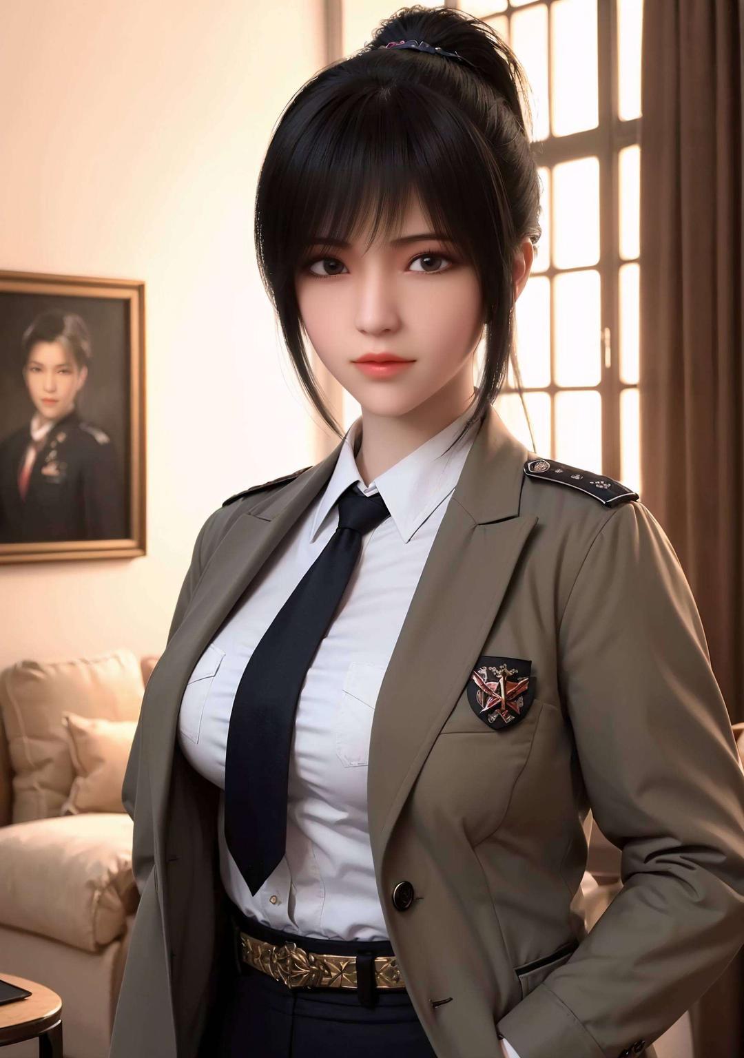 这款【雄兵连琪琳壁纸电脑】带你领略AI绘画的魅力！全屏各种姿势素材桌布为你的电脑注入活力